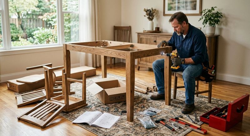 Kitchen Table Assembly in Arvada, CO