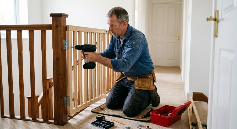 Stair Gate Assembly in Boulder, CO